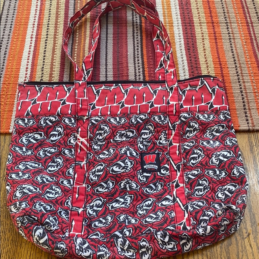 Wisconsin Badgers tote